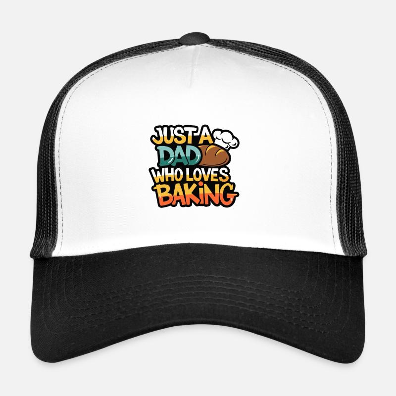 Papa liebt Brot backen - Papa ist unser Bäcker Trucker Cap