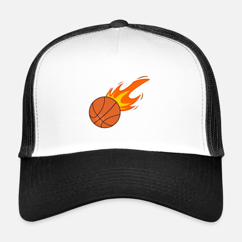 Basketball Basketballer - Trucker Cap - Weiß/Schwarz