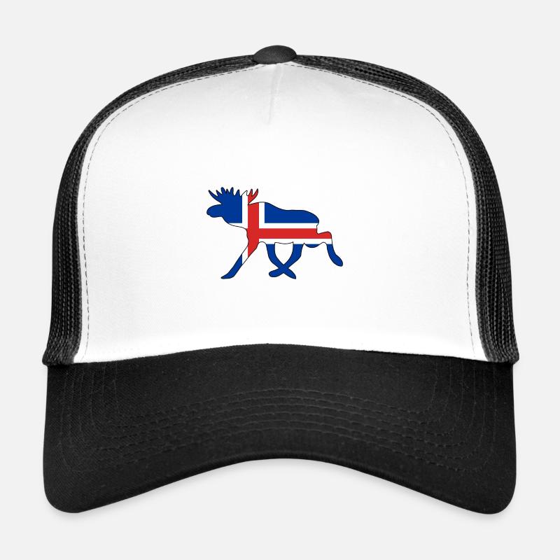 ELCH - Drapeau de l'Islande Casquette trucker 