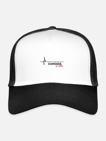 Camogie is life - Trucker Cap - white/black - Front