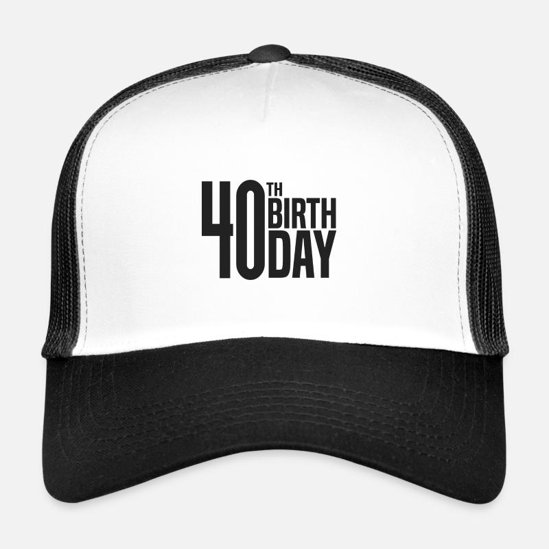 40. Geburtstag Trucker Cap