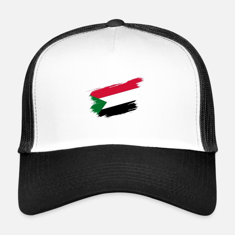 Sudan - Trucker Cap - Weiß/Schwarz