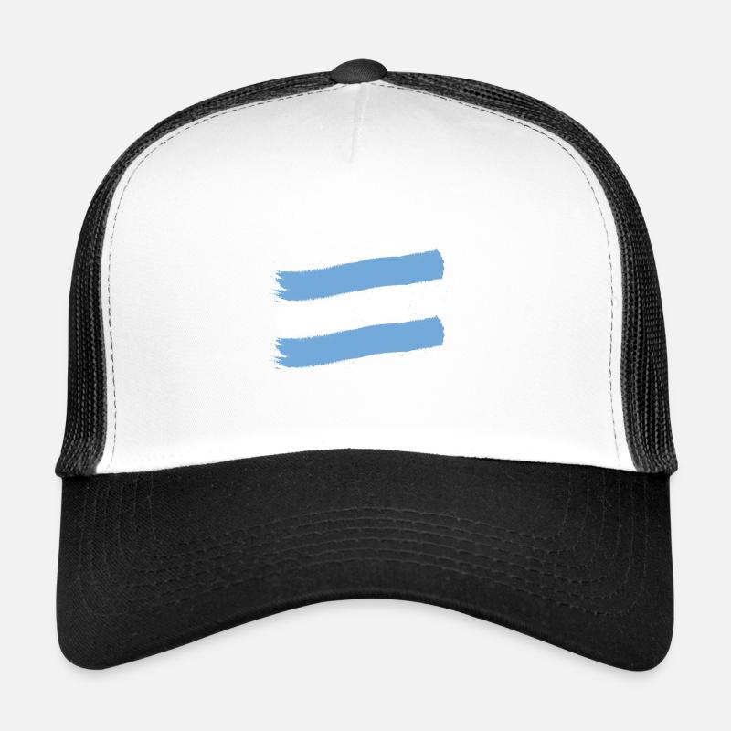 Drapeau de l’Argentine Amérique du Sud Drapeau argentin Casquette trucker 