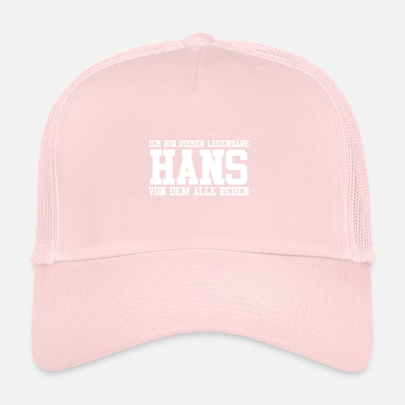 Hans Name Design Trucker Cap