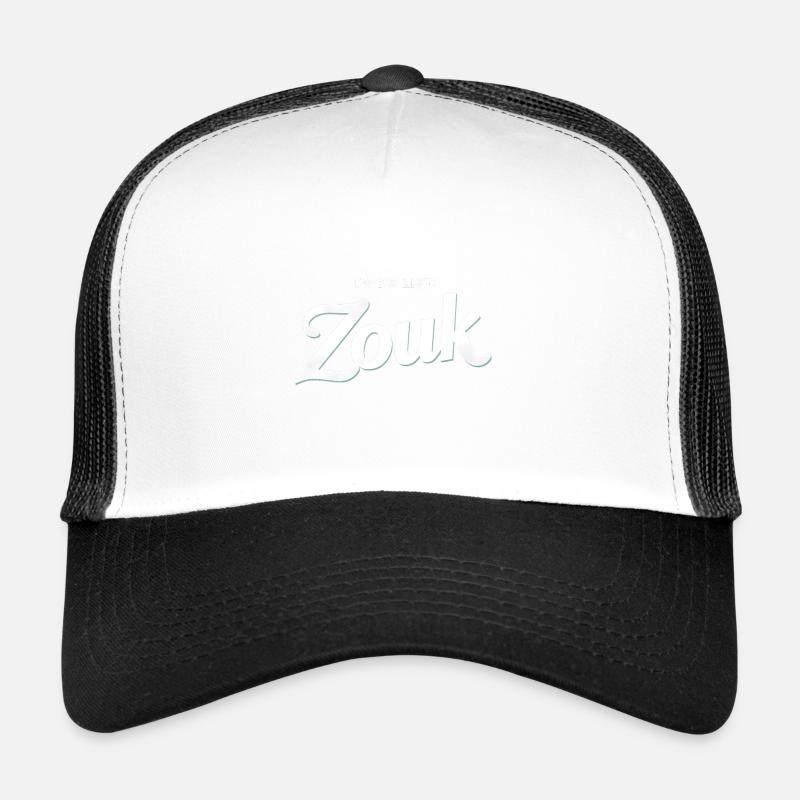 Zouk-Tanz-Geschenk - Trucker Cap - Weiß/Schwarz