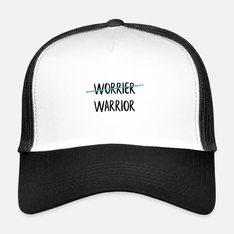 Worrieser - Warrior. Depression Gift Fighter Trucker Cap