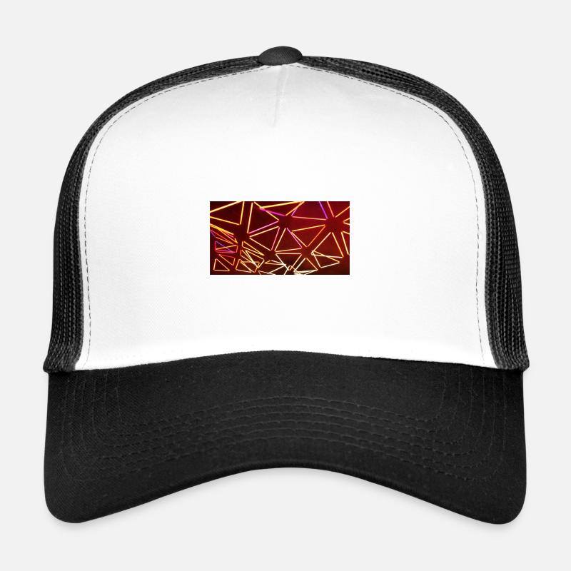Luminale triangle orange BST - Trucker Cap - white/black