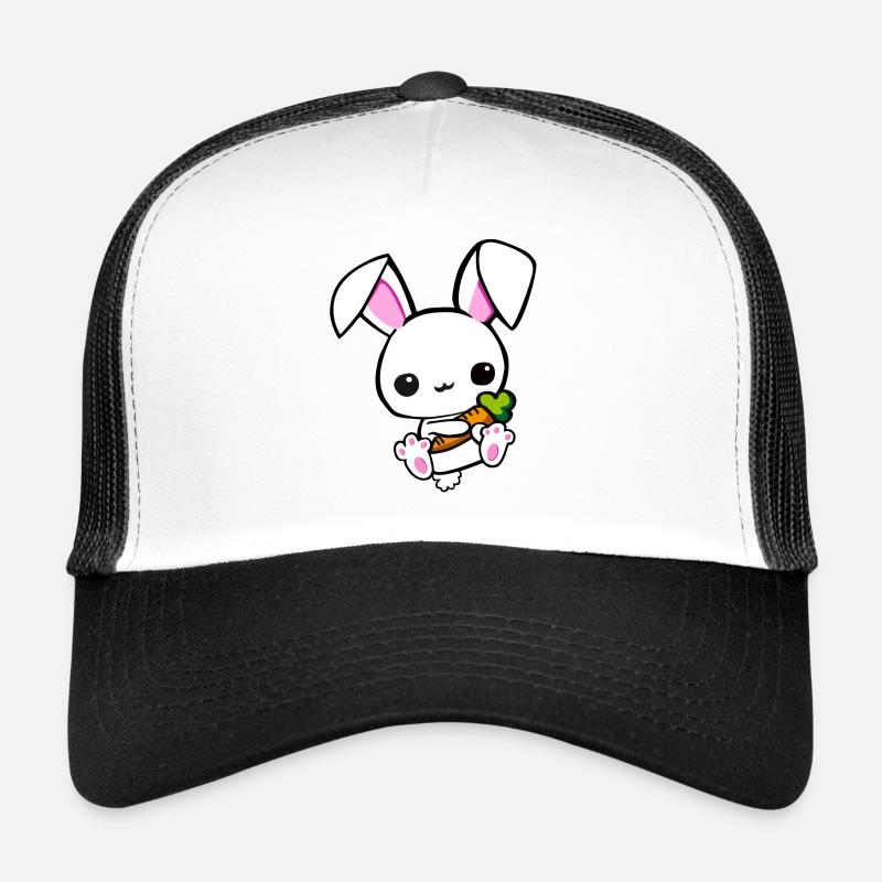 petit lapin aux carottes Casquette trucker 