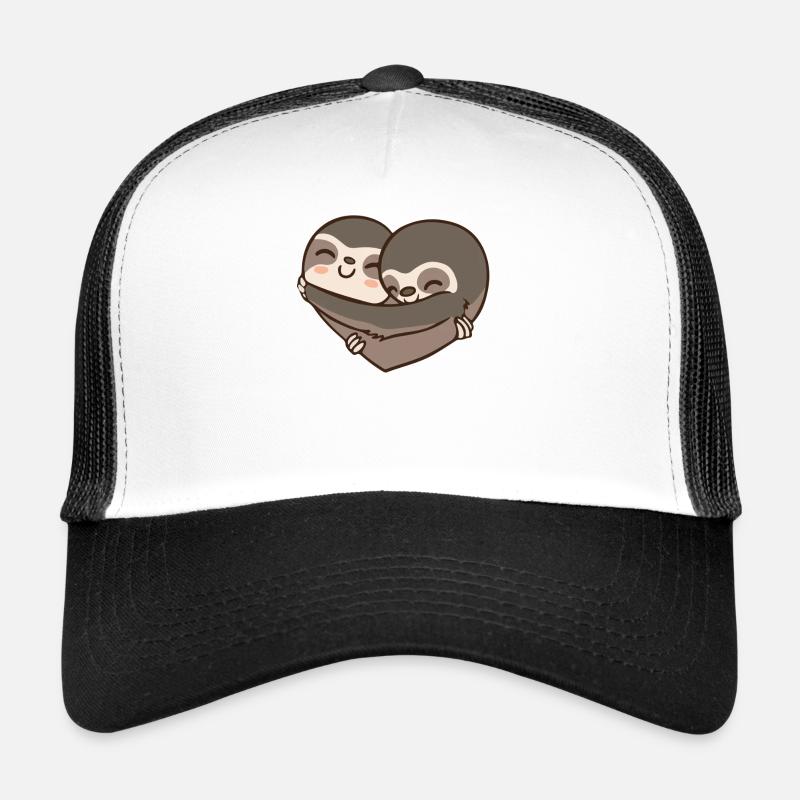 Sloth - Faultier - Paar - Geschenk - Partner Trucker Cap