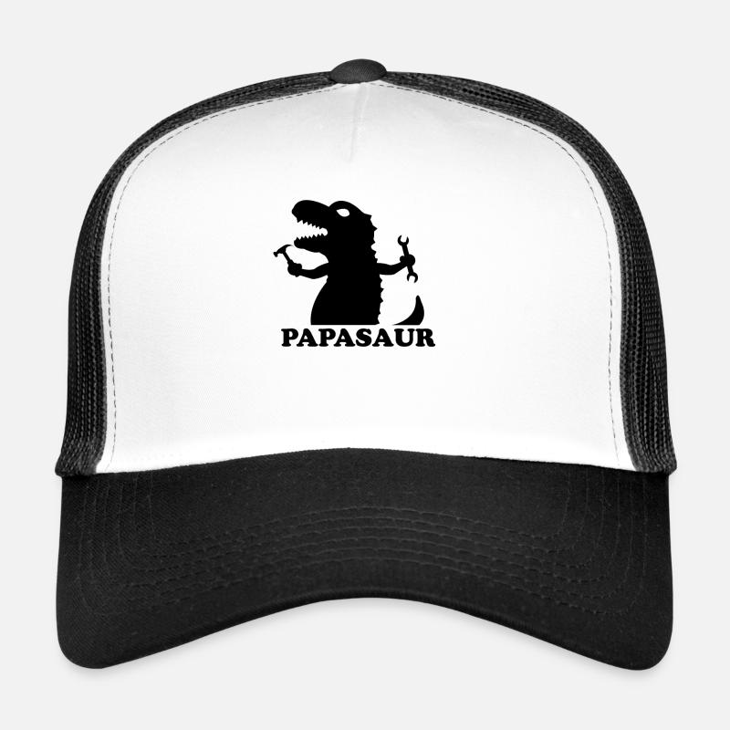 Vatertag Tshirt - Trucker Cap - Weiß/Schwarz