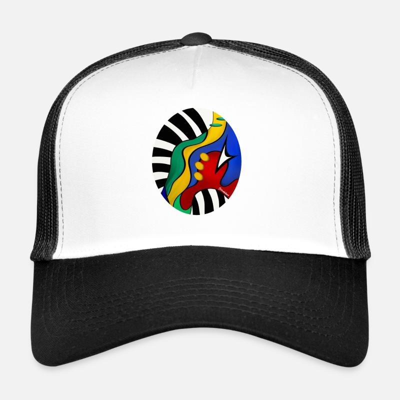 Art abstrait Casquette trucker 