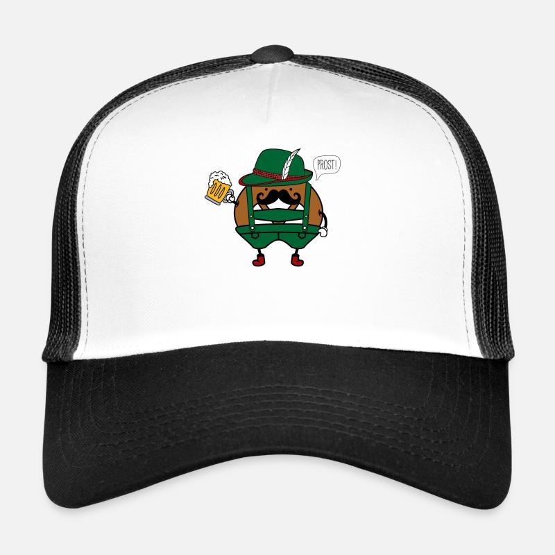 potato in costume Prost - Trucker Cap - white/black