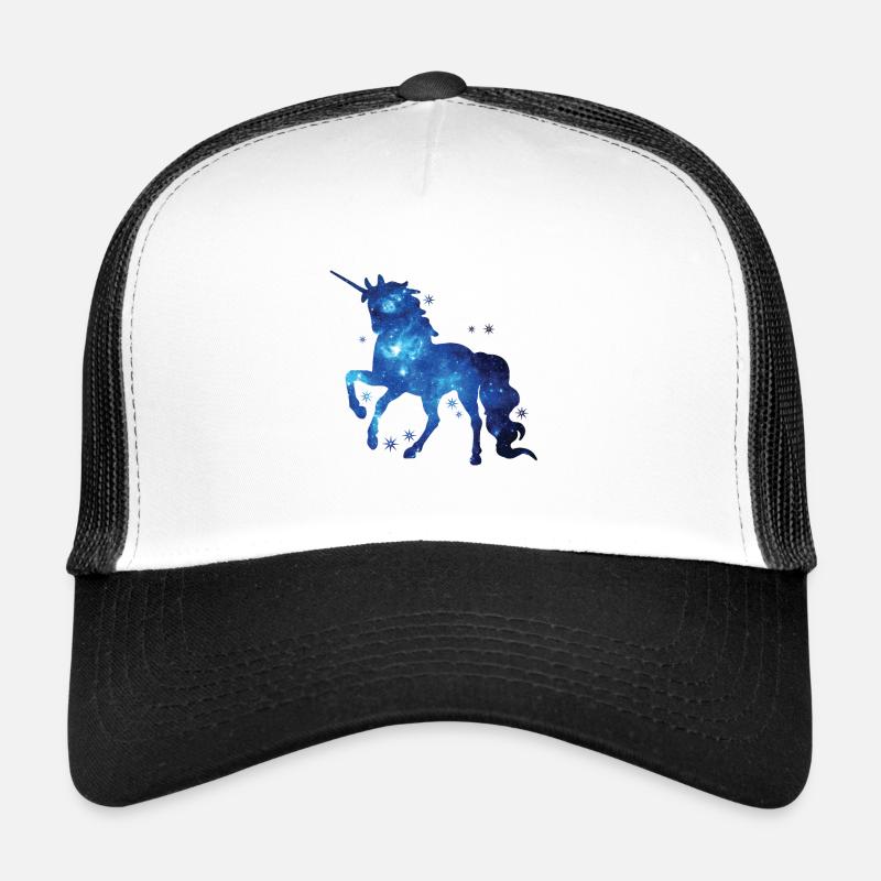Einhorn Einhorn Einhorn Geschenk Geschenkidee - Trucker Cap - Weiß/Schwarz