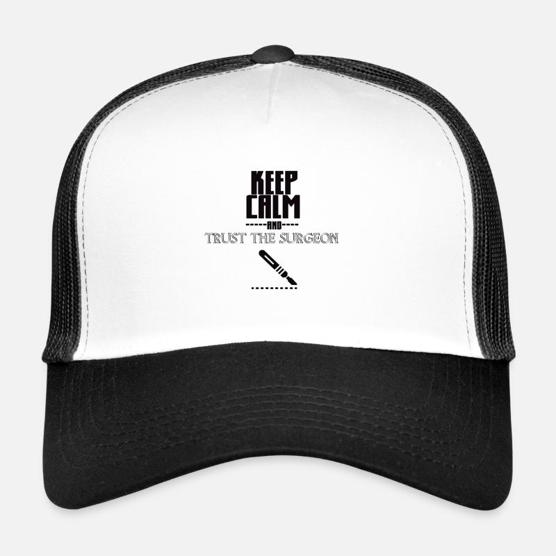 Plastic surgery - Trucker Cap - white/black