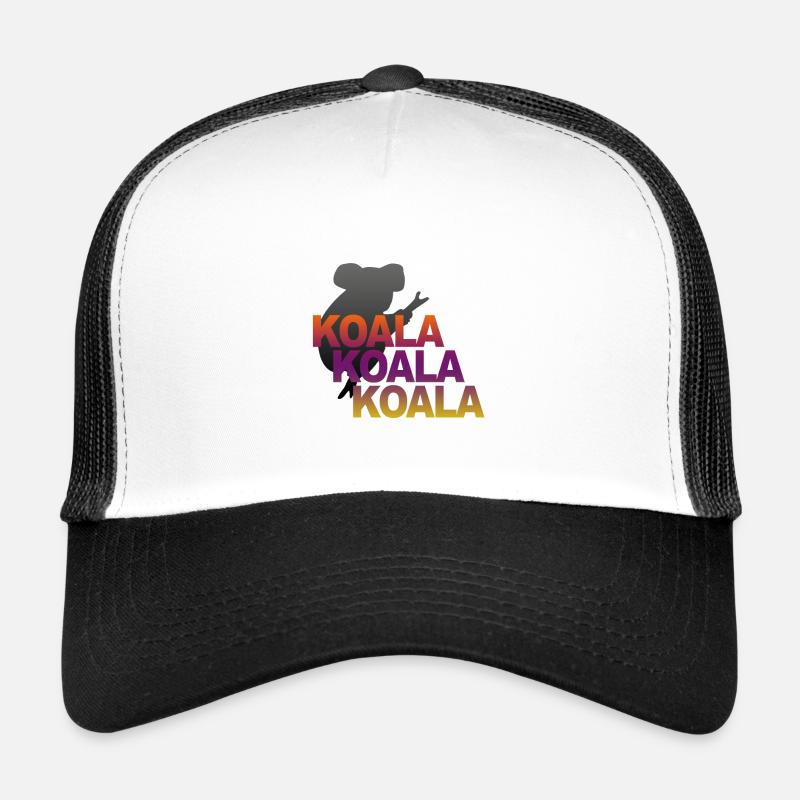 Koala Koala Koala - Trucker Cap - Weiß/Schwarz