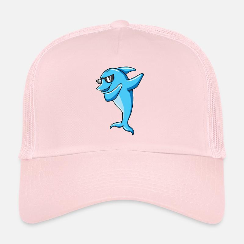 Dabbbing dolphin Trucker Cap