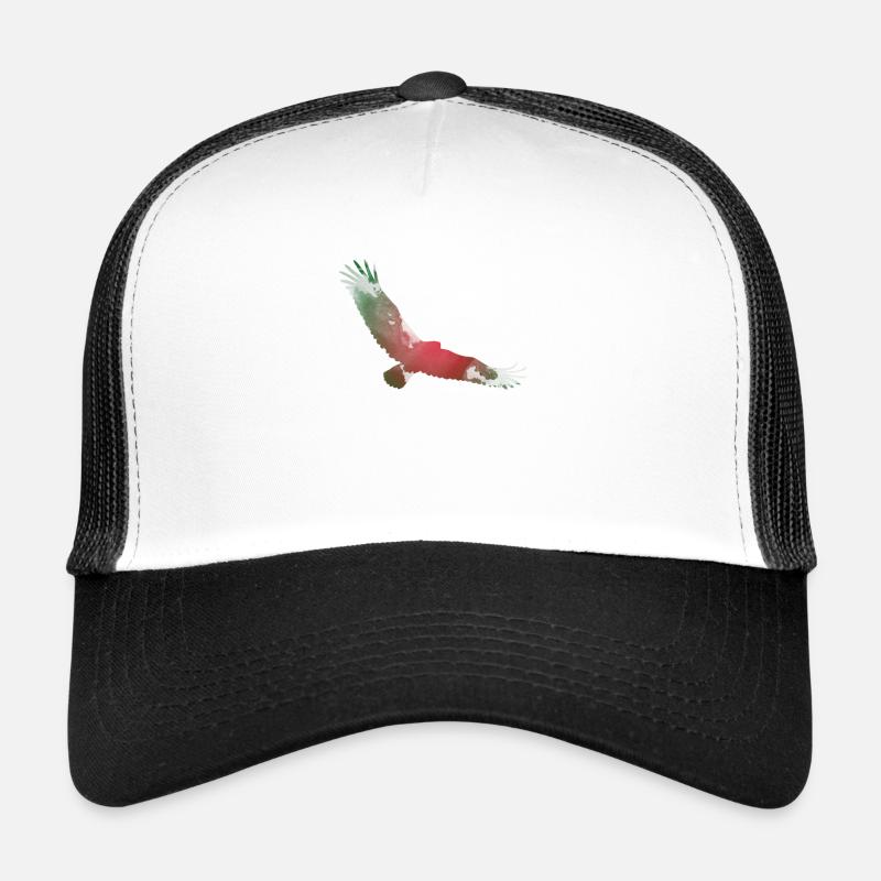 Silhouette Trippy Eagle Magique Casquette trucker 