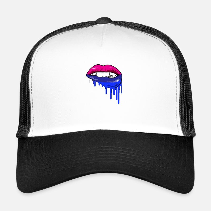 Bisexual lips gift Trucker Cap