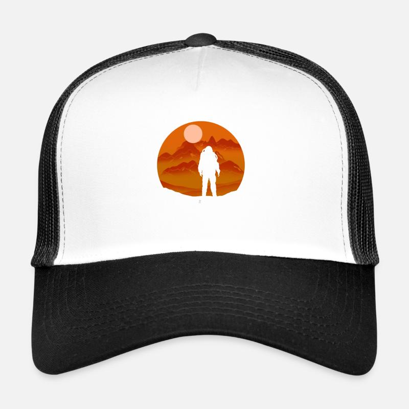 Astronaut hat Geschenk gelandet - Trucker Cap - Weiß/Schwarz