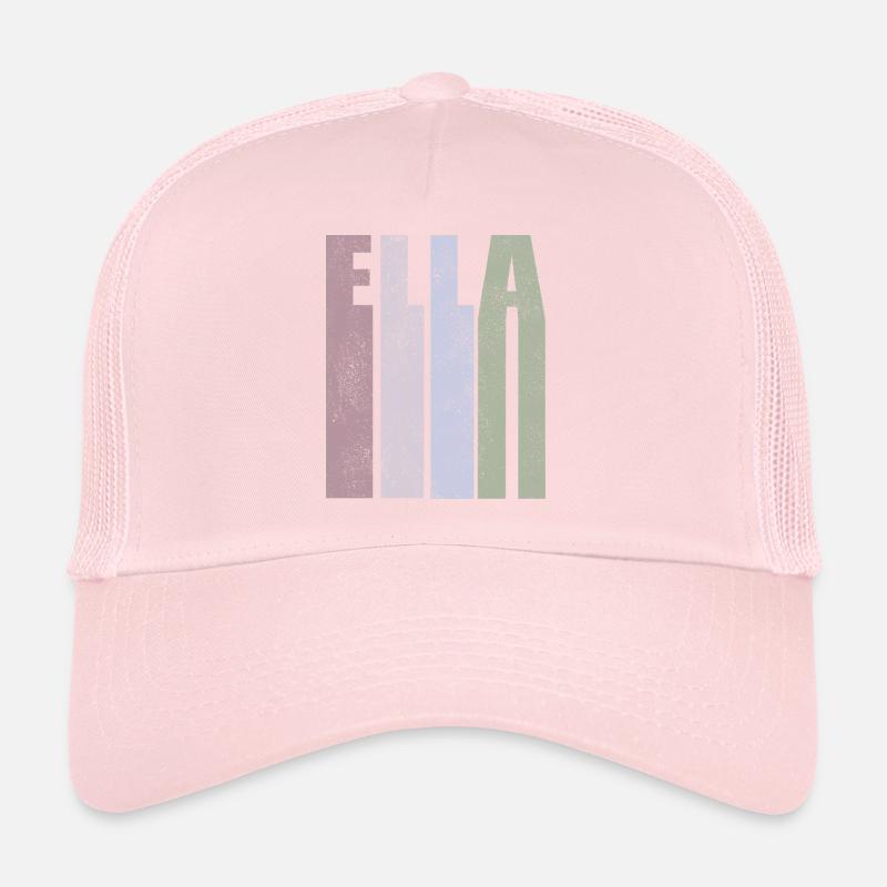 Ella name first name retro style Trucker Cap
