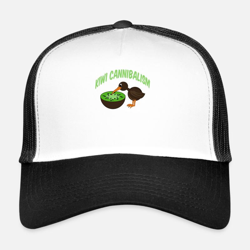 Cannibalisme kiwi Casquette trucker 