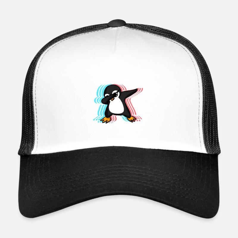 Dabbing penguin gift Trucker Cap