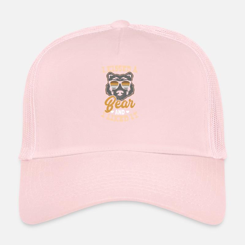 Gay Daddy Ich küsste einen Bären Geschenk Trucker Cap