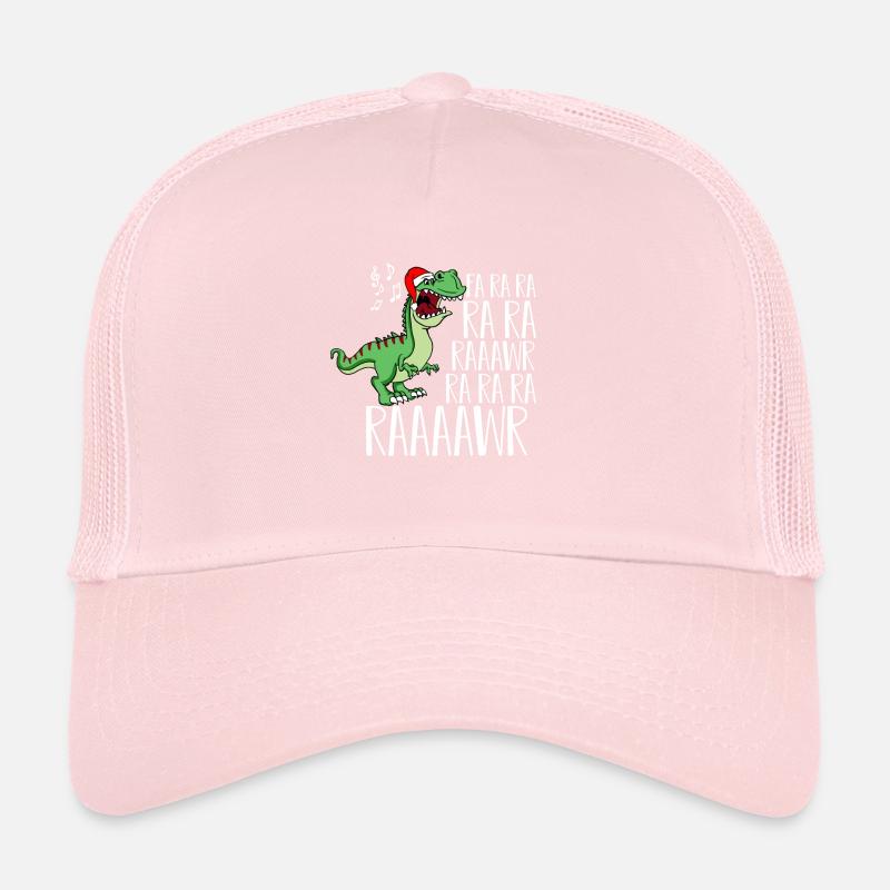 Dinosaur singing Christmas gift Trucker Cap