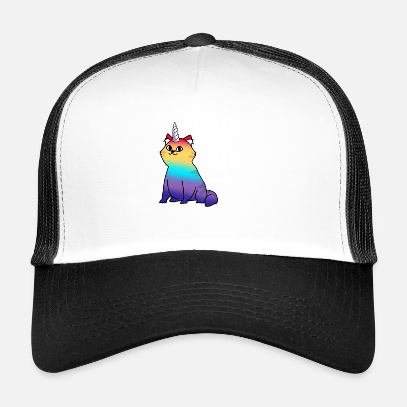Katze Einhorn Geschenk Trucker Cap