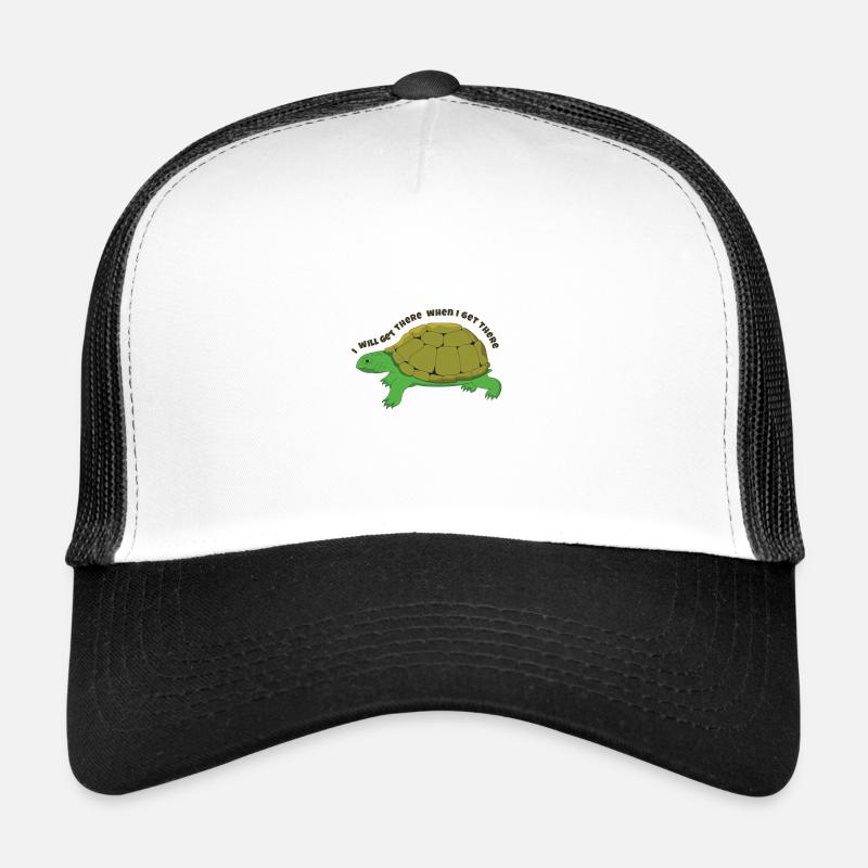 Y arriver - Casquette trucker  - blanc/noir