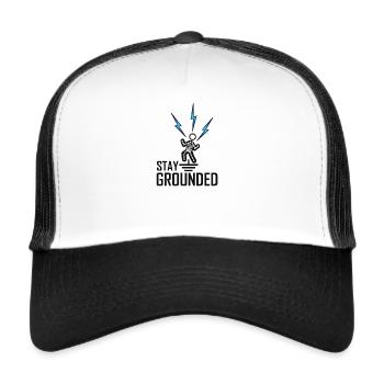 Elektrotechnik Elektriker Ingenieur Engineer shirt - Trucker Cap - Weiß/Schwarz - Vorne