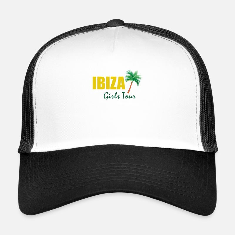 Ibiza - Trucker Cap - Weiß/Schwarz