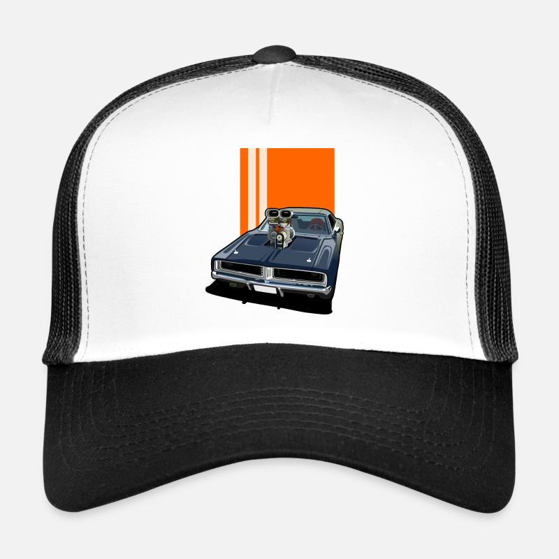 Musclecar - Trucker Cap - white/black