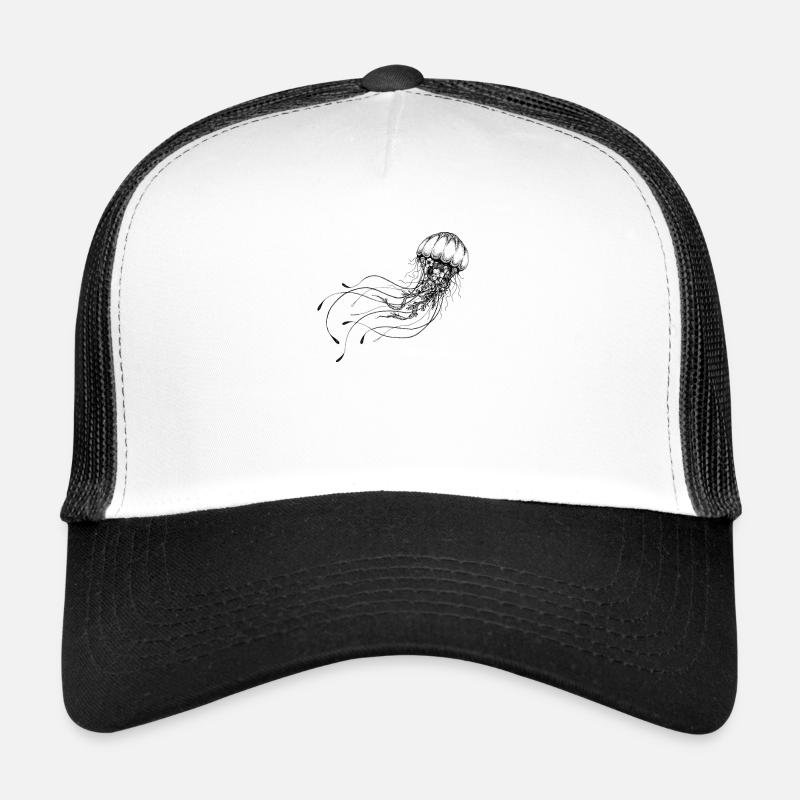 Cadeau de conception de méduse Casquette trucker 