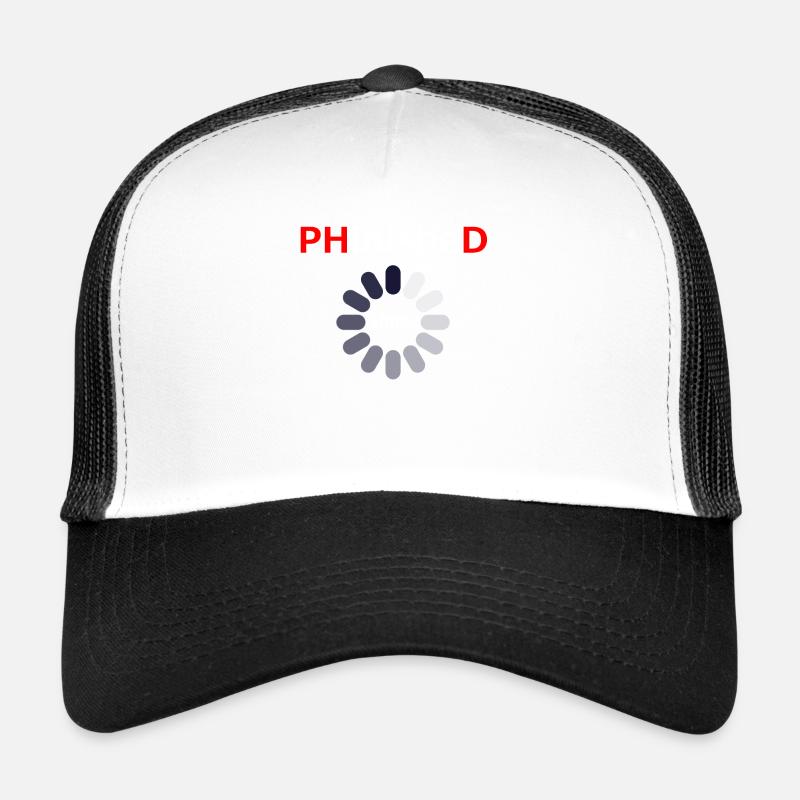 PHD Loading Doctor Graduation Trucker Cap