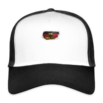 Germany Flag Flag Bund Germany flag - Trucker Cap - white/black - Front