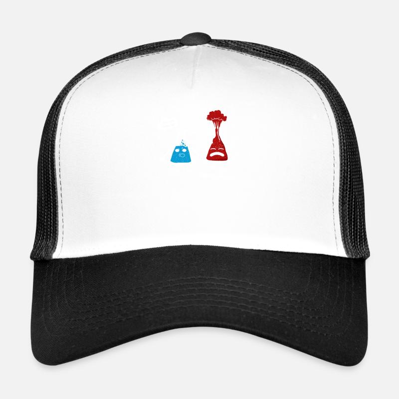 chimie - Casquette trucker  - blanc/noir