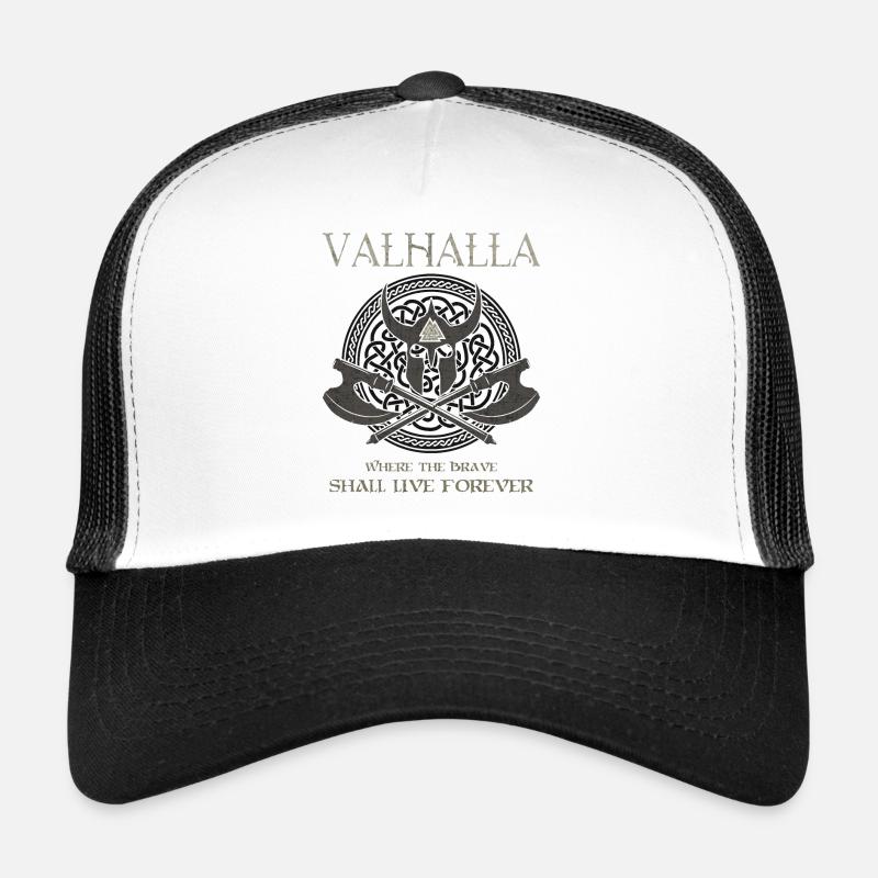 Valhalla Valknut Teutons Viking Casquette trucker 