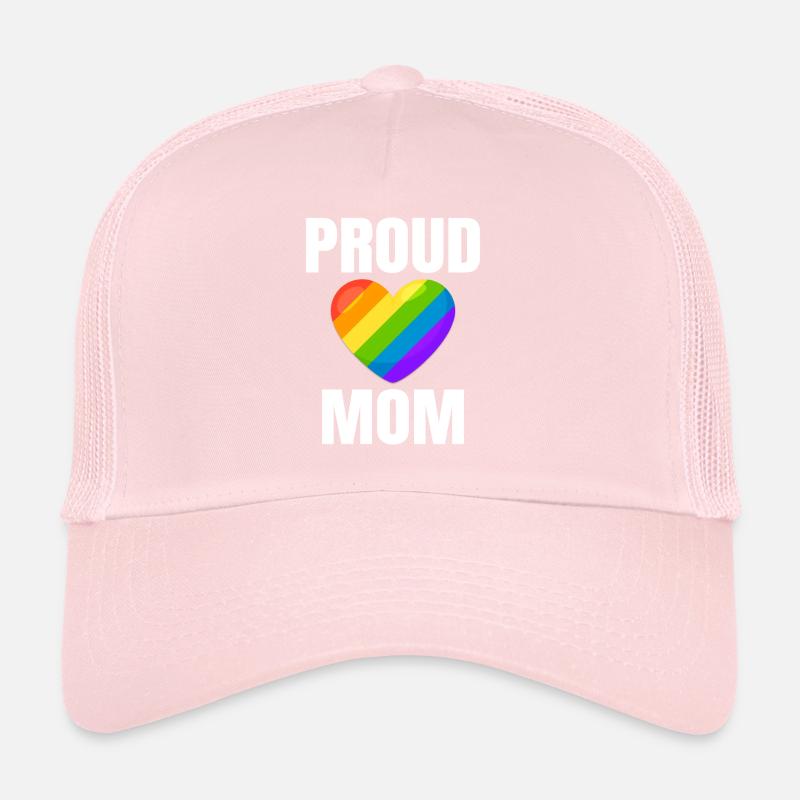 Stolze Mutter Regenbogen Herz Stolz Trucker Cap