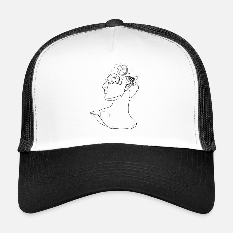Worlds in the head - Trucker Cap - white/black