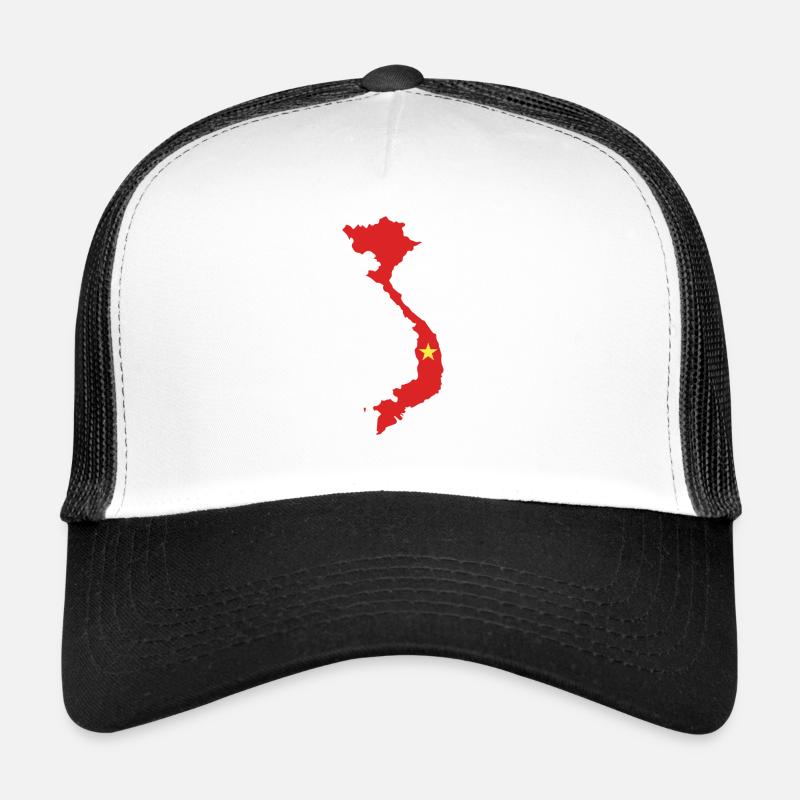 Vietnam - Trucker Cap - white/black
