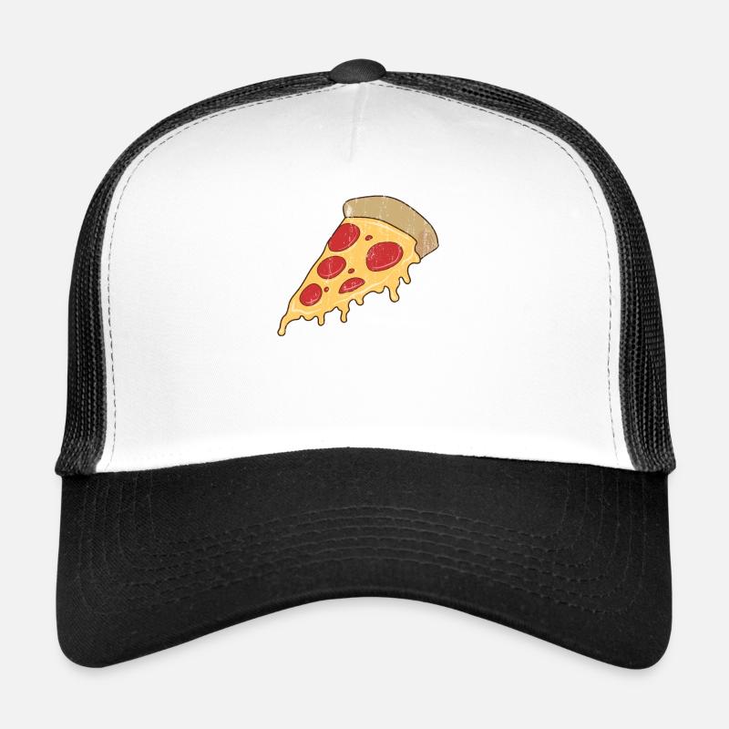 Pizza - Trucker Cap - Weiß/Schwarz
