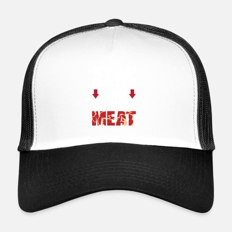 Fleisch - Trucker Cap - Weiß/Schwarz