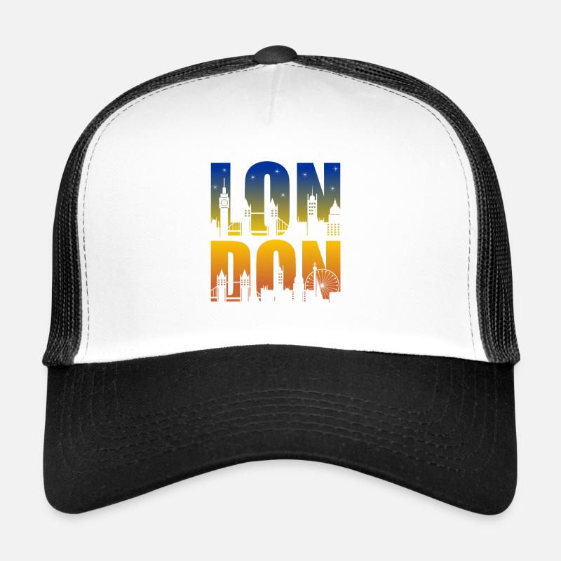 London - Trucker Cap - white/black