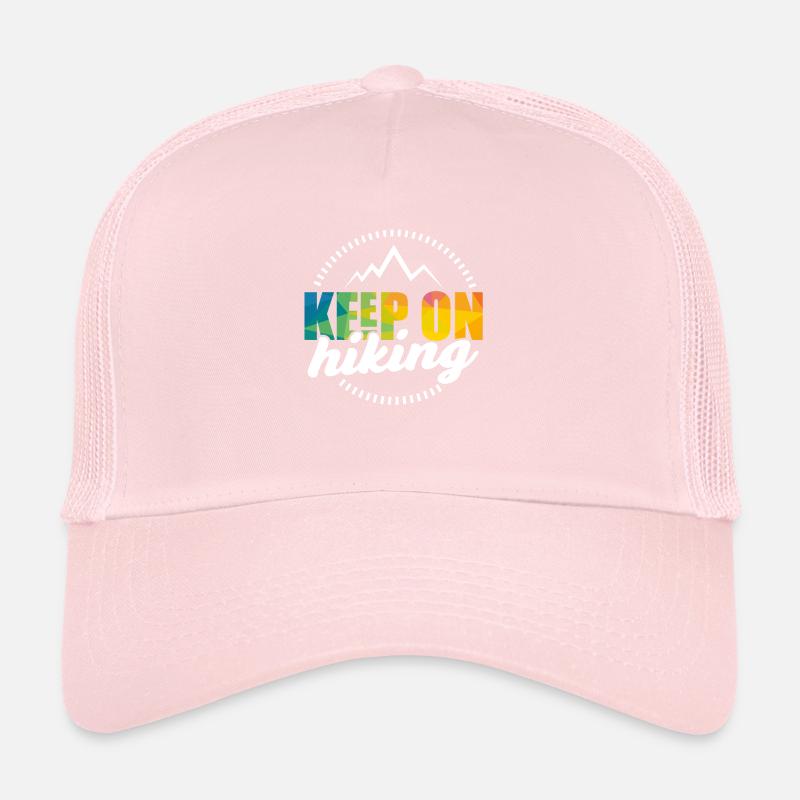 Supportive Keep On Motivational Hiking Trucker Cap