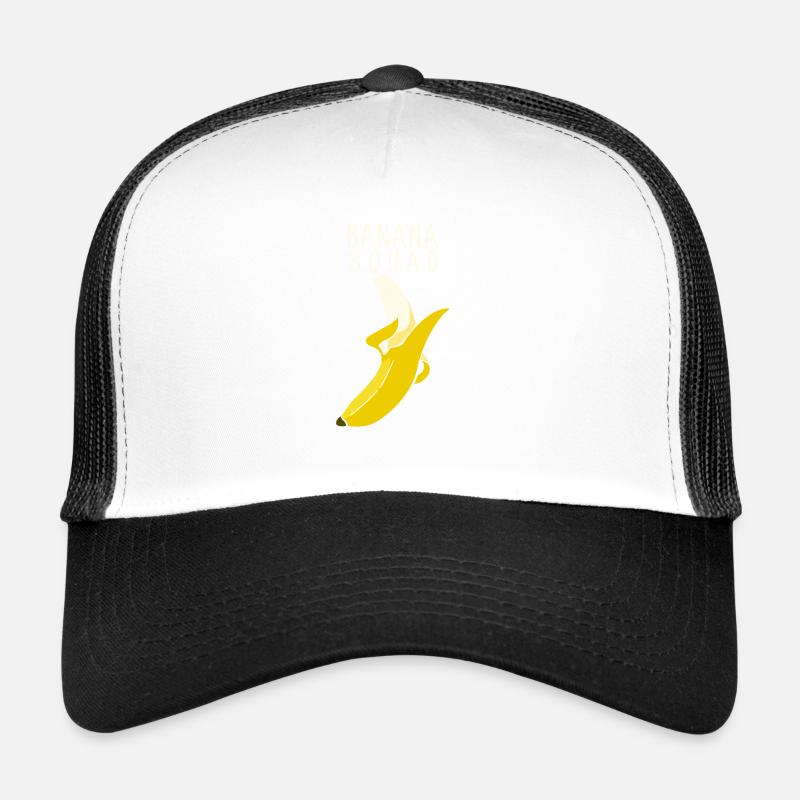 banana - Trucker Cap - white/black
