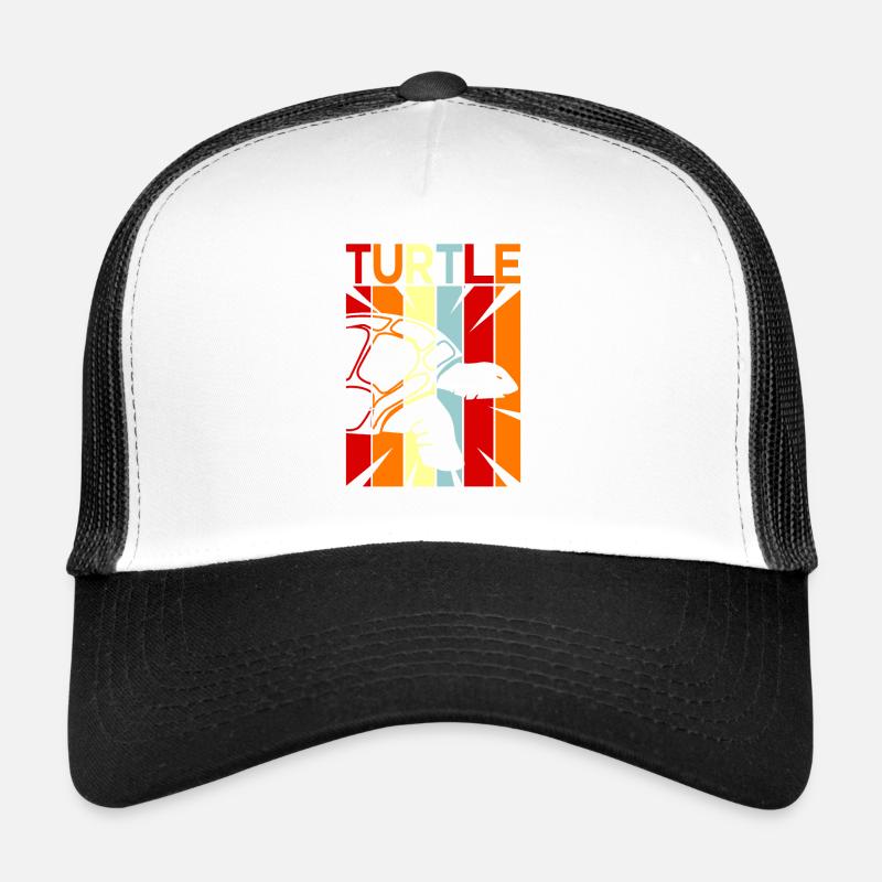 Schildkröte - Trucker Cap - Weiß/Schwarz