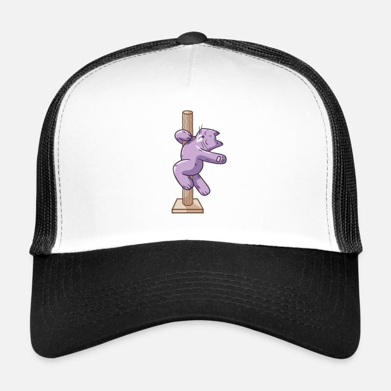 Chat drôle de pole dance Casquette trucker 