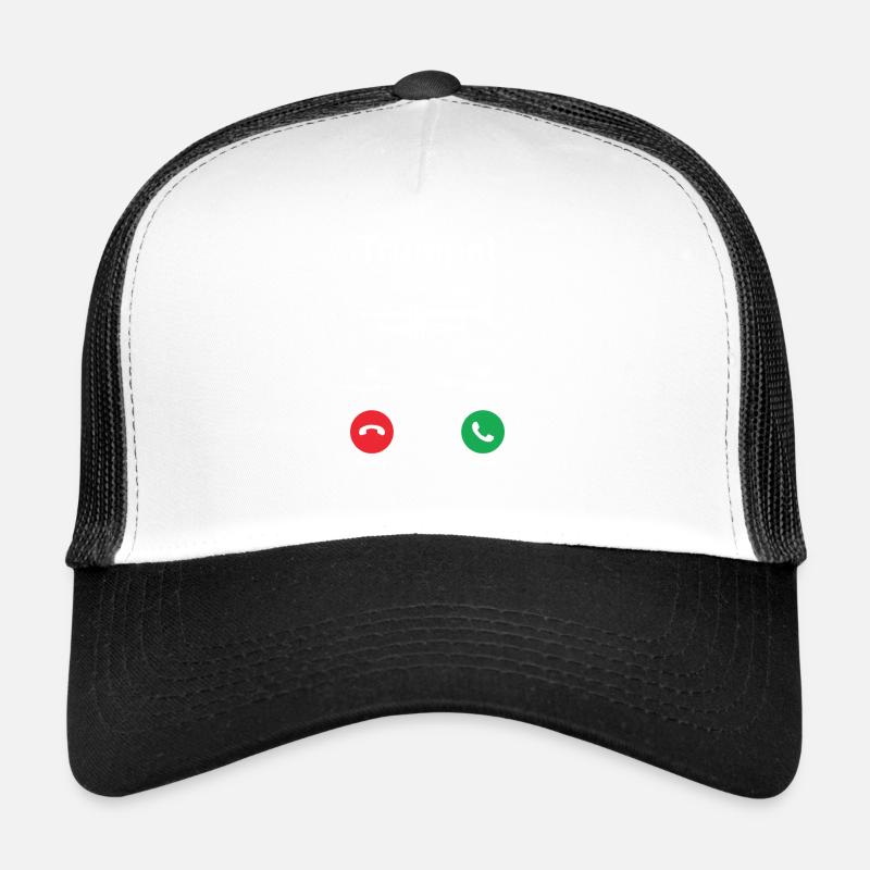 trompette - Casquette trucker  - blanc/noir
