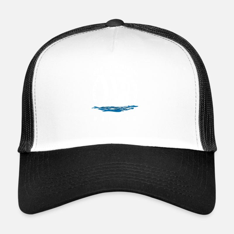 Norwegen - Trucker Cap - Weiß/Schwarz